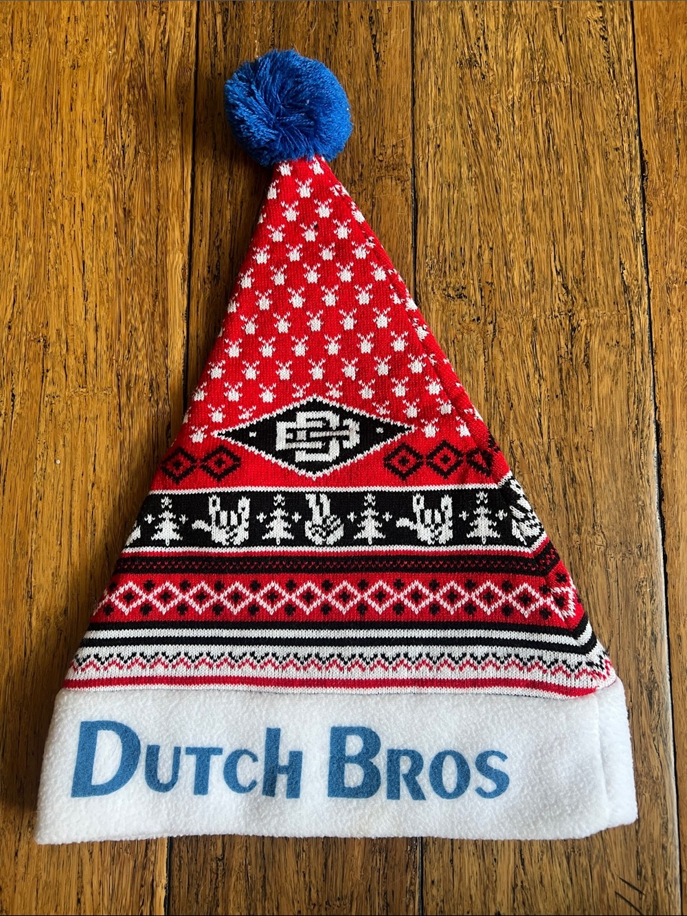Dutch Bros Holiday Snap-back Beanie